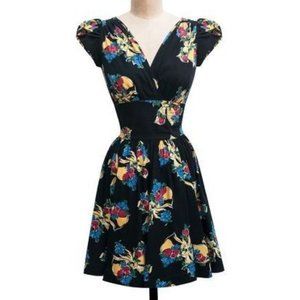 Trashy Diva "Big Band Bows" Doll Dress 1940s Vintage Style